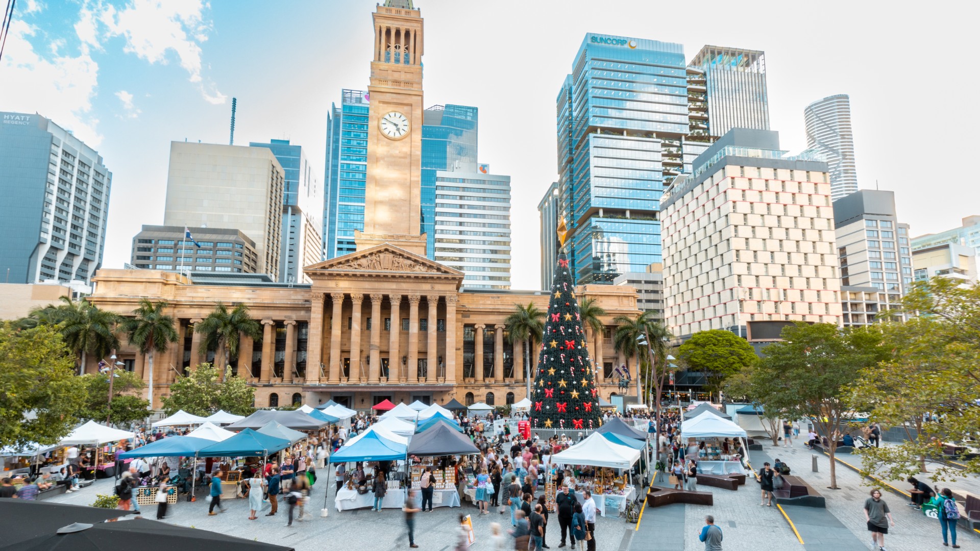 Brisbane City Christmas Twilight markets