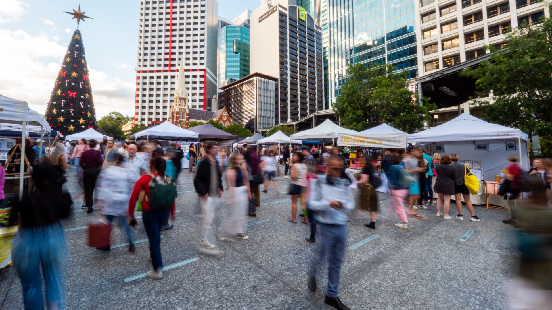 Brisbane City Christmas Twilight markets